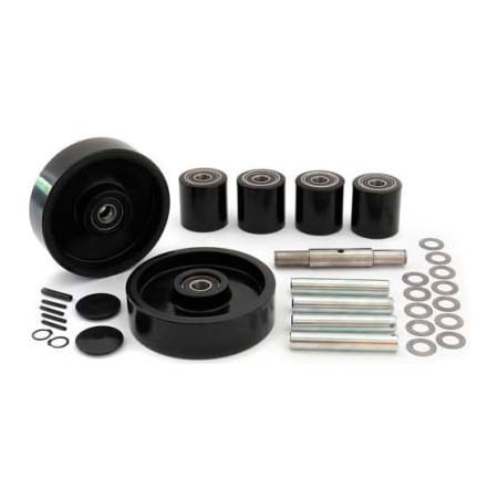 Gps - Generic Parts Service Complete Wheel Kit for Manual Pallet Jack GWK-HP25L-T-CK - Fits Hu-Lift Model No  HP25L (Tandem) GWK-HP25L-T-CK